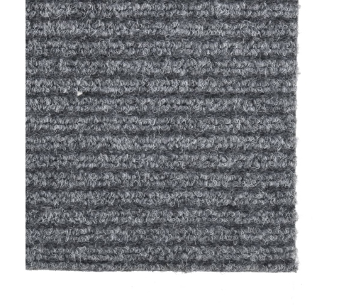 vidaXL paklāja celiņš, netīrumus aizturošs, 100x300 cm, pelēks