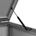 2-Daļīga Nojume Atkritumu Konteineram,138X77,5X112,5Cm, Tērauds Vidaxl