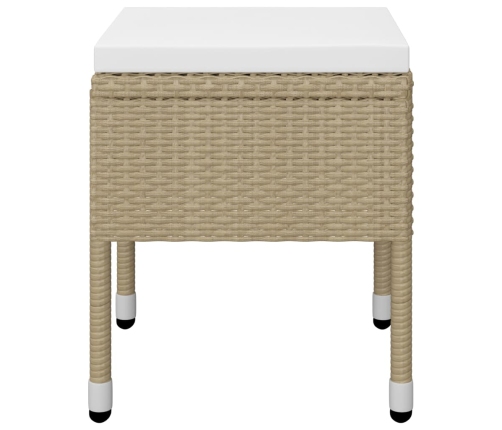 11-Daļīgs Dārza Mēbeļu Komplekts, Bēšs Vidaxl