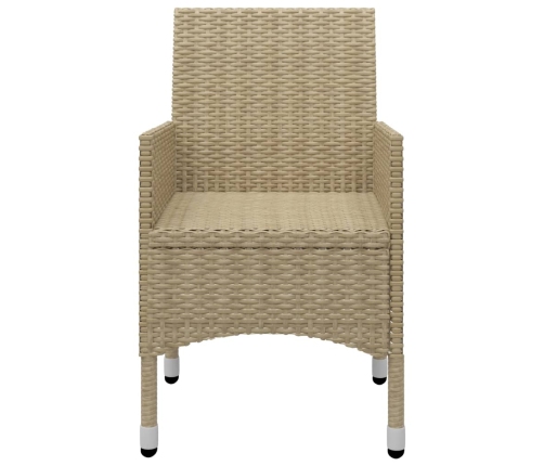 11-Daļīgs Dārza Mēbeļu Komplekts, Bēšs Vidaxl