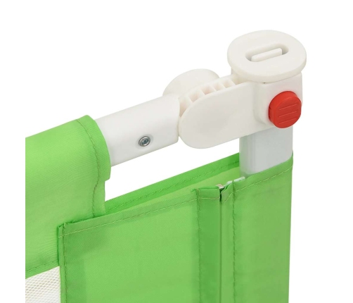 Bērnu Gultas Aizsargbarjera, Zaļa, 90X25 Cm, Audums Vidaxl