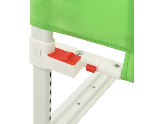 Bērnu Gultas Aizsargbarjera, Zaļa, 90X25 Cm, Audums Vidaxl