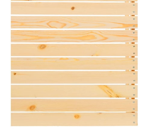 vidaXL vidējie dārza dīvāni ar matračiem, 2 gab., priedes masīvkoks