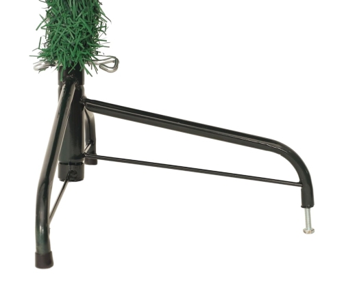 vidaXL mākslīgā Ziemassvētku egle ar statīvu, pusapaļa, 240 cm, PVC