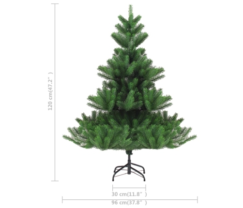 vidaXL mākslīgā Kaukāza baltegle, zaļa, 120 cm
