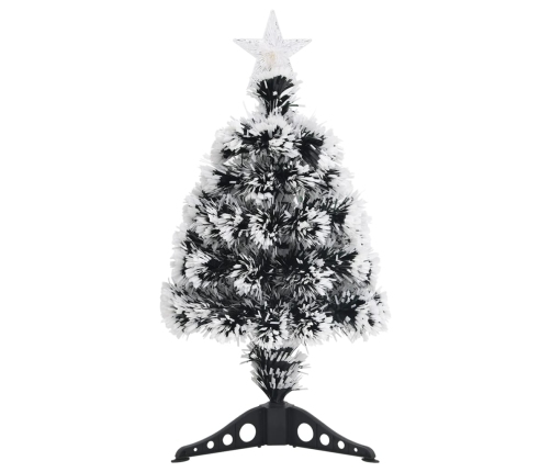 Izgaismota Ziemassvētku Egle, 64 Cm, Optiskā Šķiedra Vidaxl