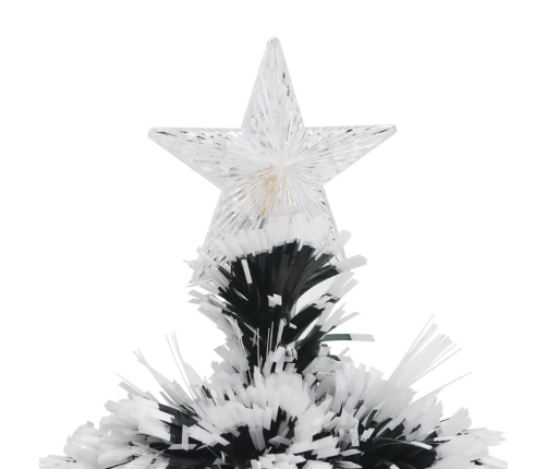 Izgaismota Ziemassvētku Egle, 64 Cm, Optiskā Šķiedra Vidaxl