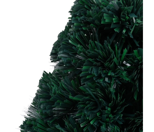 vidaXL izgaismota Ziemassvētku egle ar statīvu, 64 cm, optiskā šķiedra