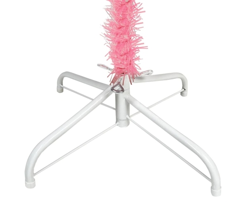 Mākslīgā Ziemassvētku Egle, Šaura, Rozā, 180 Cm Vidaxl