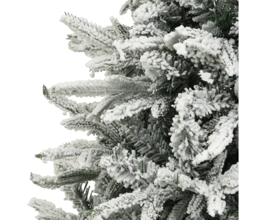 Mākslīgā Ziemassvētku Egle Ar Sniegu, Zaļa, 150 Cm, Pvc&Pe Vidaxl