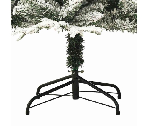 Mākslīgā Ziemassvētku Egle Ar Sniegu, Zaļa, 180 Cm, Pvc&Pe Vidaxl