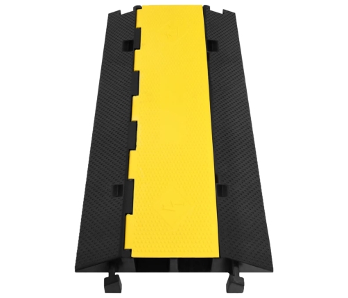 vidaXL kabeļu aizsargs, rampa, 2 kanāli, 100 cm, gumija