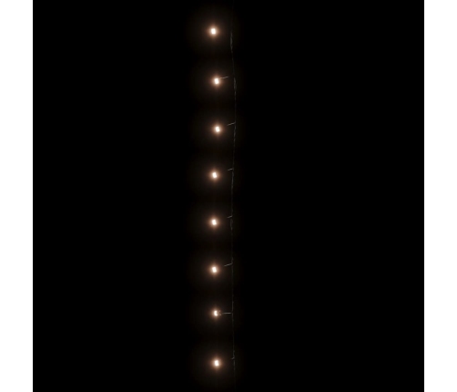 vidaXL LED lampiņu virtene ar 150 LED, silti balta, 15 m, PVC