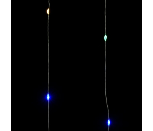 vidaXL LED lampiņu virtene ar 300 LED, daudzkrāsaina, 30 m