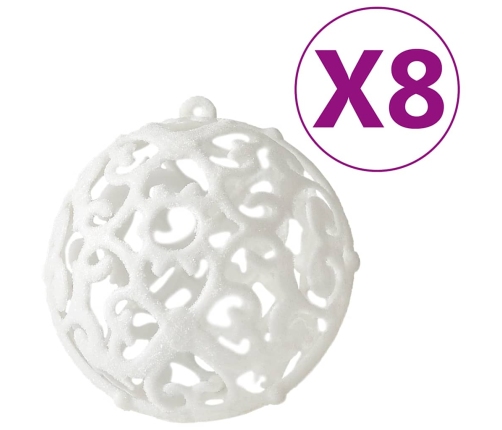 Ziemassvētku Bumbas, 100 Gab., Baltas Vidaxl