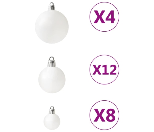 Ziemassvētku Bumbas, 100 Gab., Baltas Vidaxl