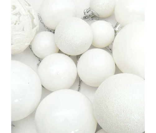 Ziemassvētku Bumbas, 100 Gab., Baltas Vidaxl