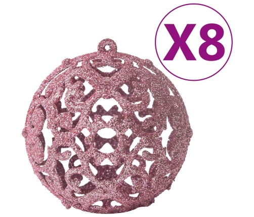 Ziemassvētku Bumbas, 100 Gab., Rozā Vidaxl