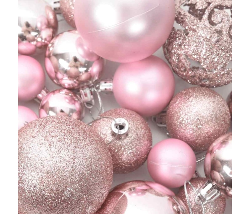 Ziemassvētku Bumbas, 100 Gab., Rozā Vidaxl