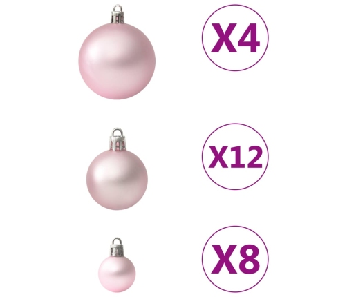 Ziemassvētku Bumbas, 100 Gab., Rozā Vidaxl