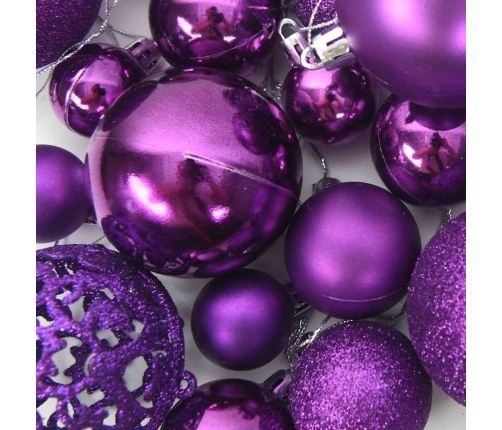 Ziemassvētku Bumbas, 100 Gab., Violetas Vidaxl