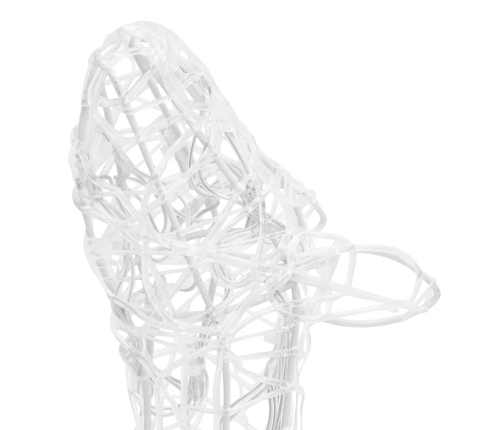 vidaXL akrila ziemeļbriežu Ziemassvētku dekorācija, 300 zilas LED