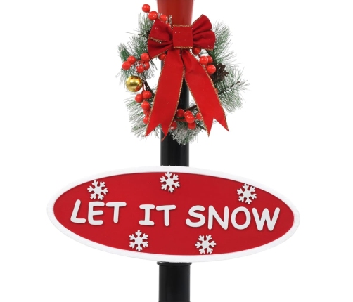 vidaXL Ziemassvētku ielas lampa ar salavecīti, 175 cm, LED