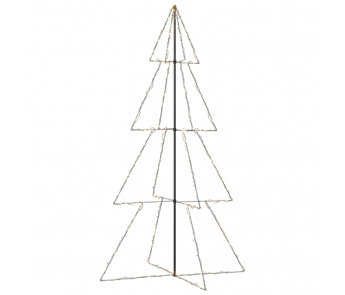 vidaXL Ziemassvētku egle, 360 LED, telpām, āra teritorijai, 143x250 cm