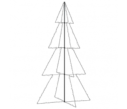 vidaXL Ziemassvētku egle, 360 LED, telpām, āra teritorijai, 143x250 cm