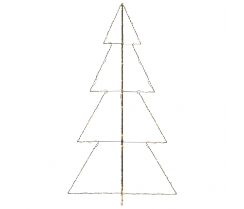 vidaXL Ziemassvētku egle, 360 LED, telpām, āra teritorijai, 143x250 cm