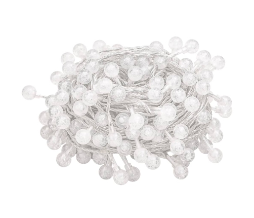 vidaXL LED lampiņu virtene, 40 m, 400 vēsi baltas LED, 8 funkcijas