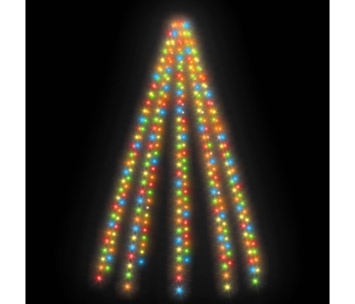 vidaXL Ziemassvētku lampiņas, 250 LED, 250 cm, daudzkrāsainas