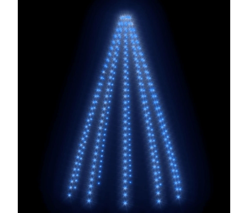 vidaXL Ziemassvētku lampiņas, 300 LED, 300 cm, zilas