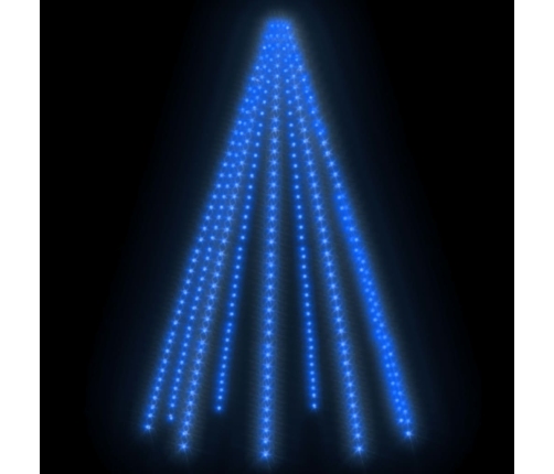 vidaXL Ziemassvētku lampiņas, 400 LED, 400 cm, zilas