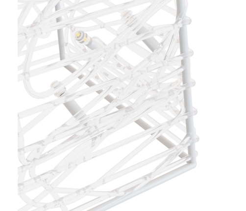 vidaXL LED lampiņu dekorācija, akrils, konusveida, 90 cm, krāsaina