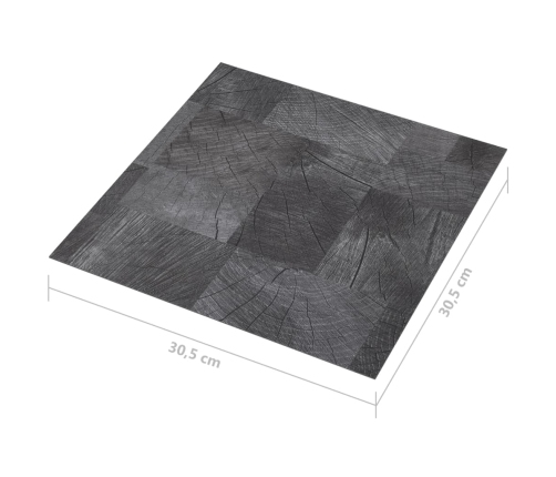 vidaXL grīdas flīzes, 20 gb., pašlīmējošas, 1,86m²,PVC, koka imitācija