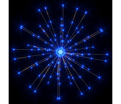 Ziemassvētku Led Lampiņas, 2 Gab., Zilas, 20 Cm, 280 Led Vidaxl