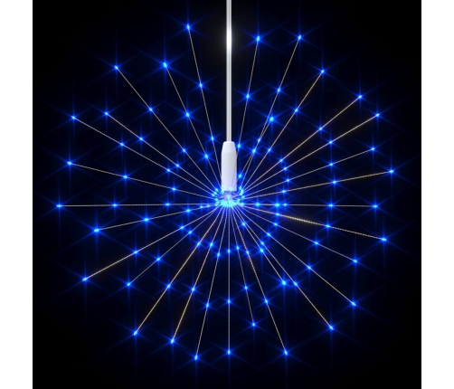 Ziemassvētku Led Lampiņas, 2 Gab., Zilas, 20 Cm, 280 Led Vidaxl