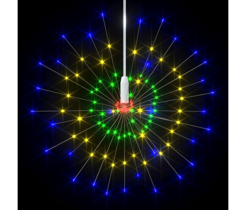 Ziemassvētku Led Lampiņas, 4 Gb., Daudzkrāsainas, 20Cm, 560 Led Vidaxl