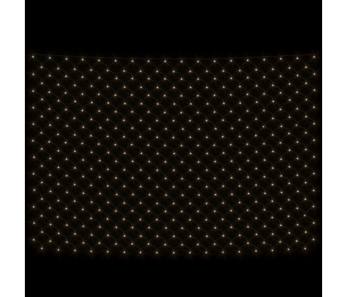 vidaXL Ziemassvētku lampiņu tīkls, 3x3 m, 306 silti baltas LED