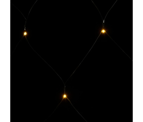 vidaXL Ziemassvētku lampiņu tīkls, 3x3 m, 306 silti baltas LED