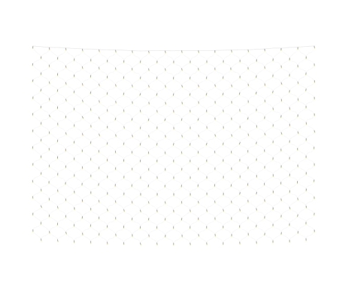 vidaXL Ziemassvētku lampiņu tīkls, 3x3 m, 306 silti baltas LED