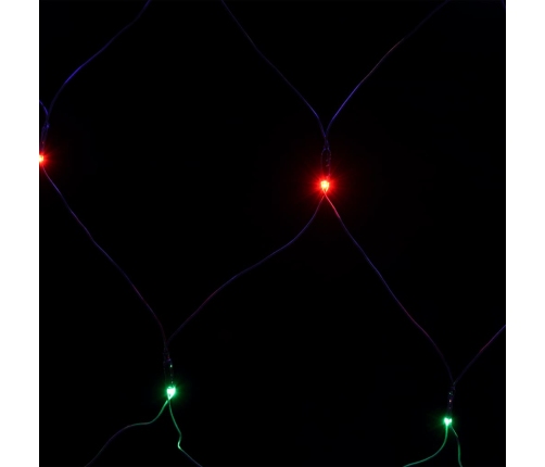 vidaXL Ziemassvētku lampiņu tīkls, 3x3 m, 306 krāsainas LED