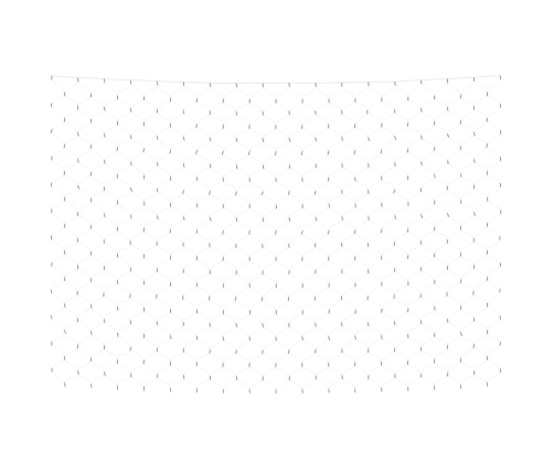 vidaXL Ziemassvētku lampiņu tīkls, 4x4 m, 544 silti baltas LED