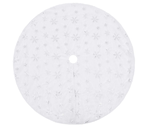 vidaXL Ziemassvētku egles pamatnes pārklājs, 122 cm, mākslīgā kažokāda