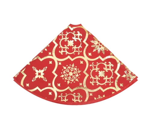 vidaXL Ziemassvētku egles pamatnes paklājs un zeķe, 150 cm, audums