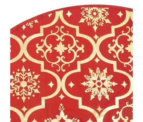 vidaXL Ziemassvētku egles pamatnes paklājs un zeķe, 150 cm, audums