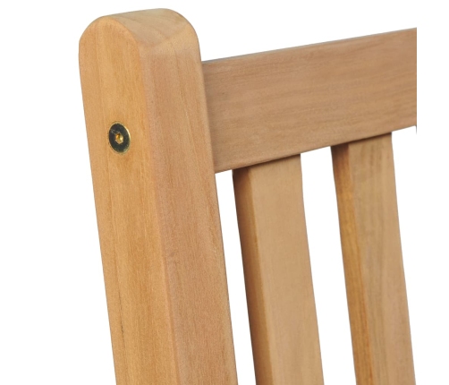 vidaXL dārza krēsli, 8 gab., pelēki matrači, masīvs tīkkoks