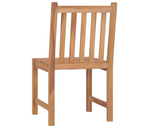 vidaXL dārza krēsli ar matračiem, 8 gab., masīvs tīkkoks