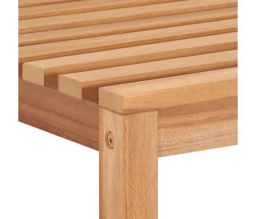 vidaXL dārza krēsli ar matračiem, 8 gab., masīvs tīkkoks